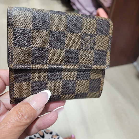 Louis Vuitton Brown Checkered Compact Wallet - Picture 2 of 9